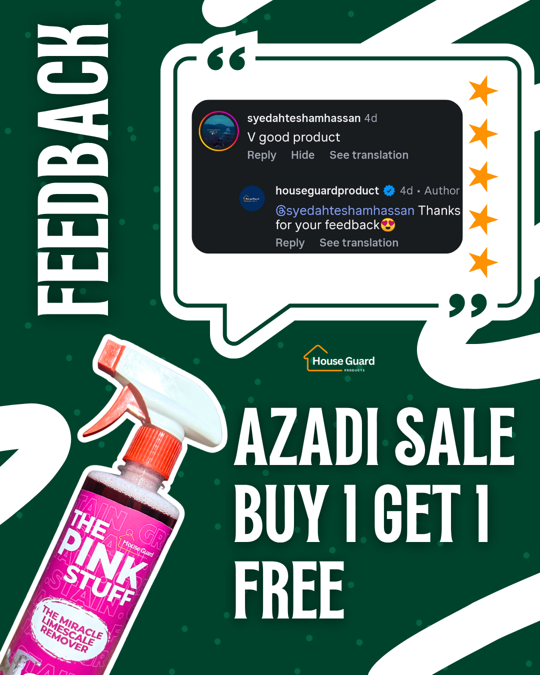 Limescale and Metal Stain Remover - AZADI SALE