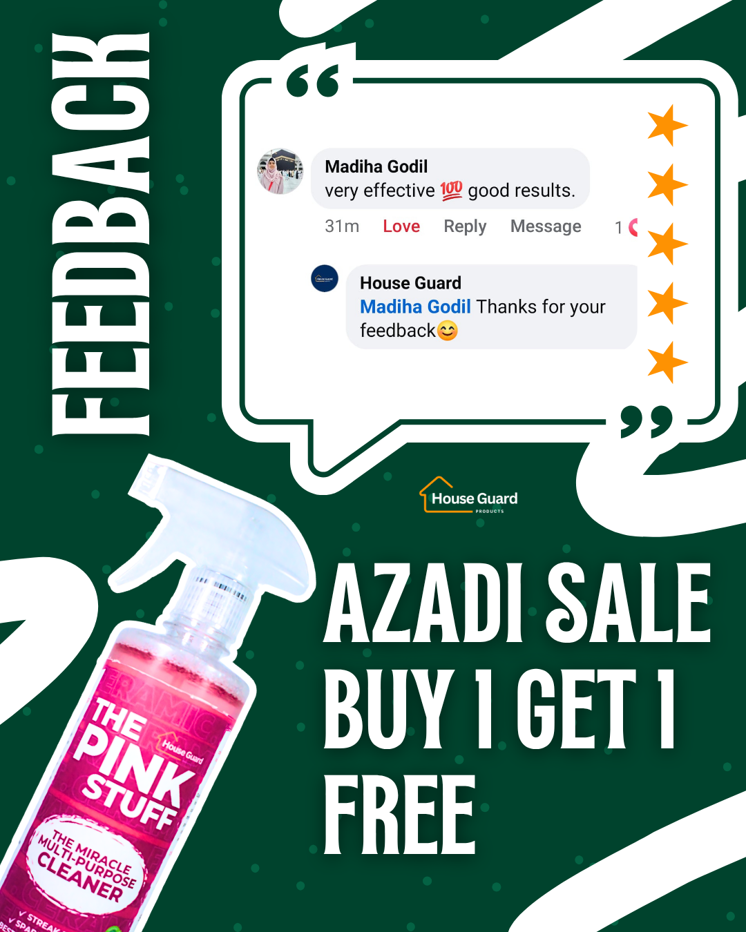 MULTI PURPOSE CLEANER - AZADI SALE