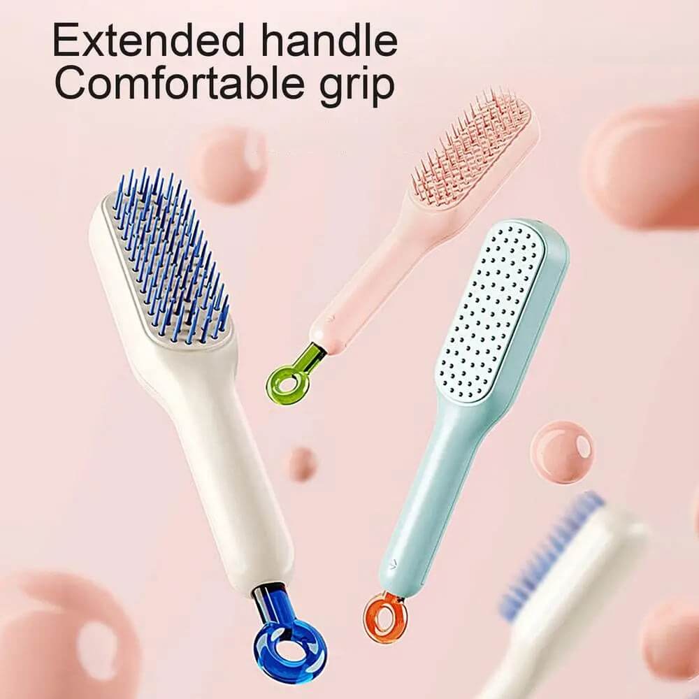 Magic Retractable Comb Self Cleaning Hair Brush | Massage Comb