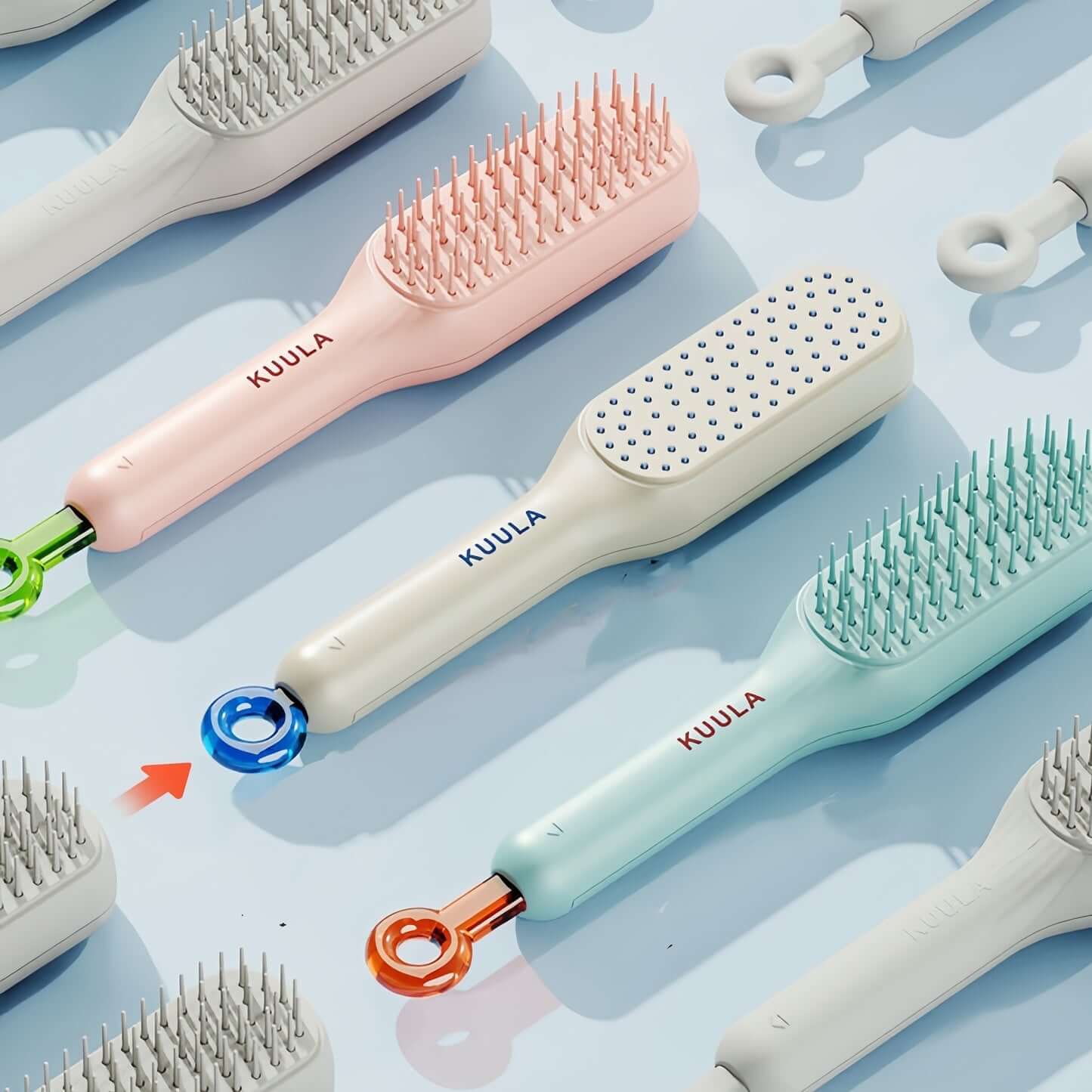 Magic Retractable Comb Self Cleaning Hair Brush | Massage Comb
