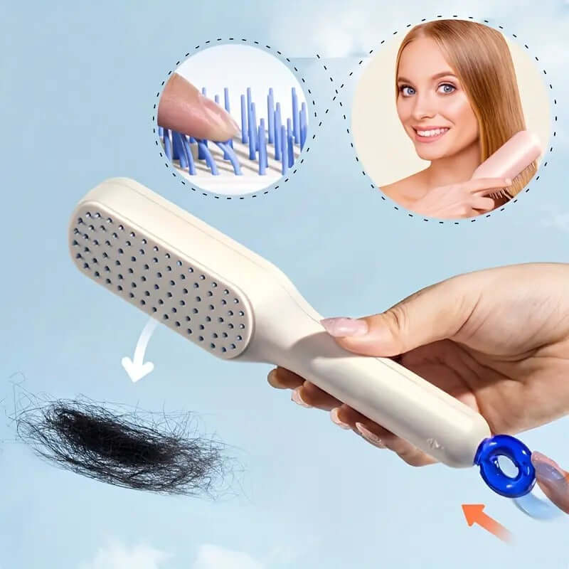 Magic Retractable Comb Self Cleaning Hair Brush | Massage Comb