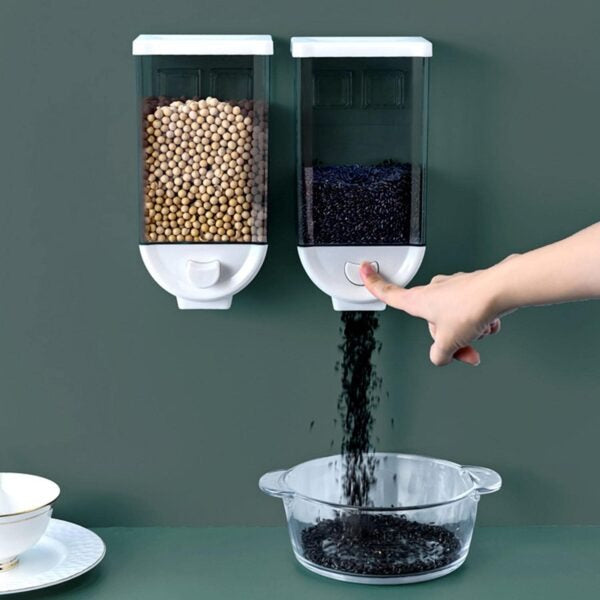 Wall Mounted Kitchen Whole Grain Rice Storage Tank