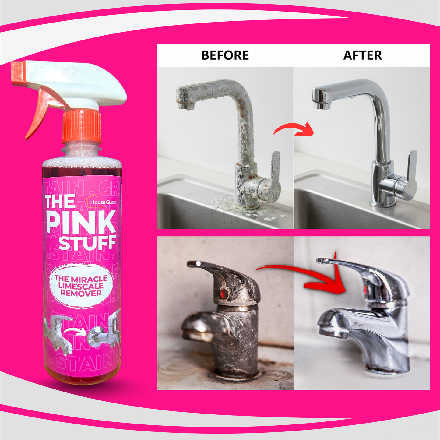 7 in 1 Home Pink Stuff Bundle
