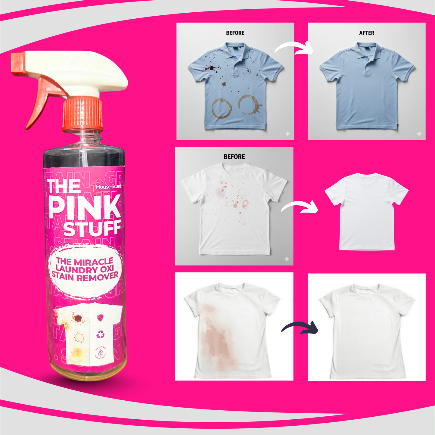 Laundary Oxi Stain Remover - The Pink Stuff 500ml