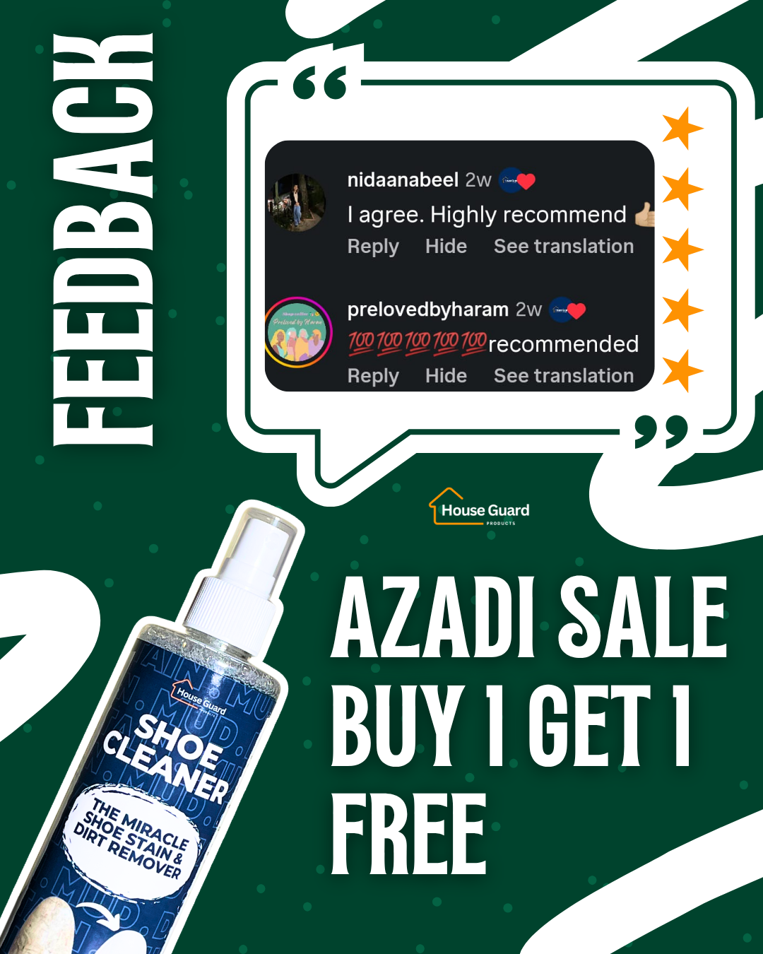 QUICK SHOE CLEANER - AZADI SALE