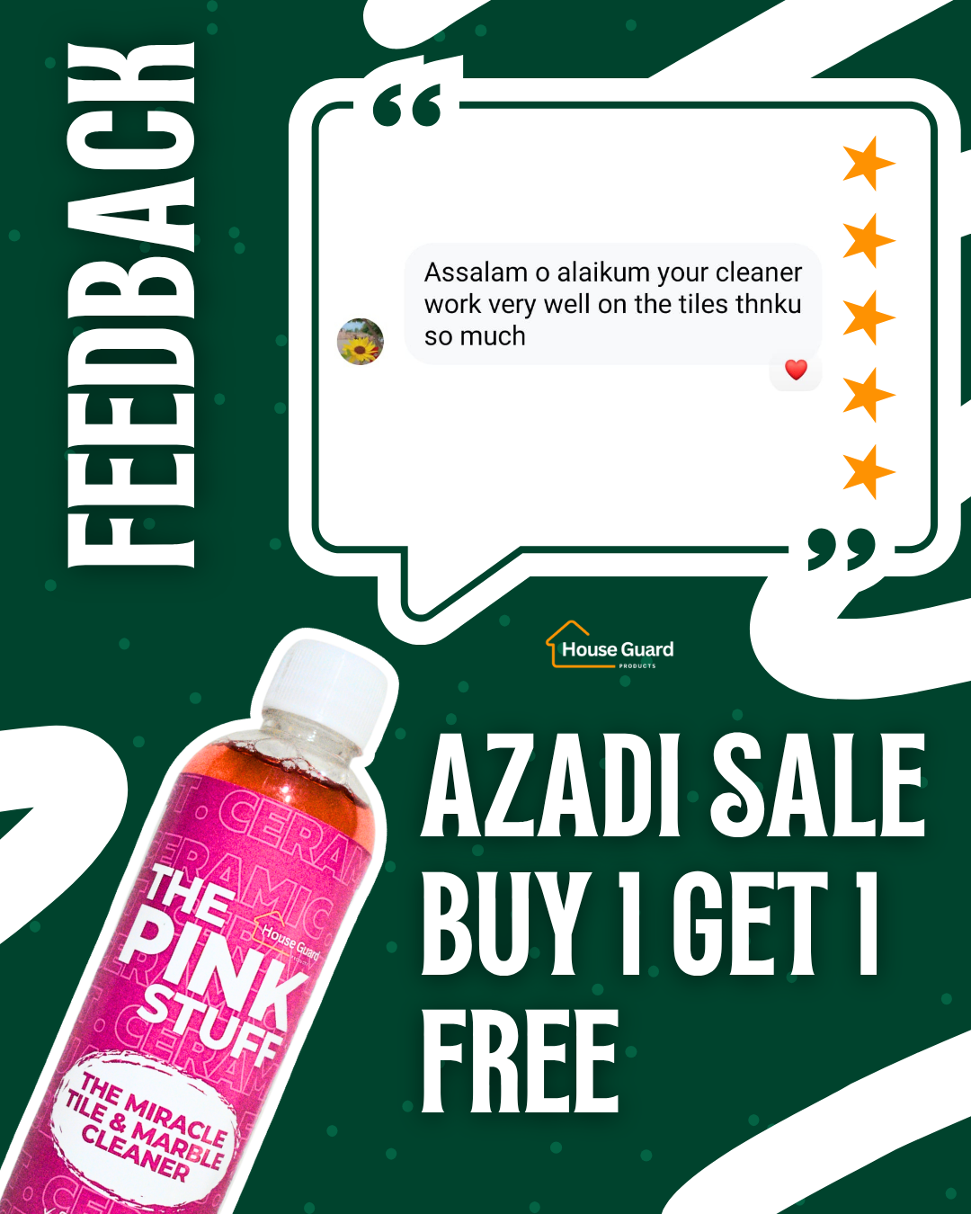 Tile and Marble Cleaner- AZADI SALE