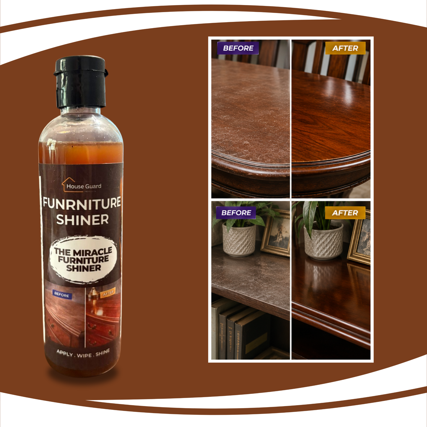 Houseguard Furniture Shiner - 250ml