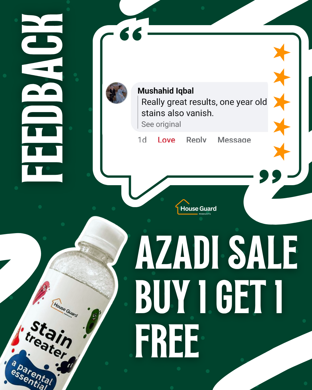 Stain Treater Spray - AZADI SALE