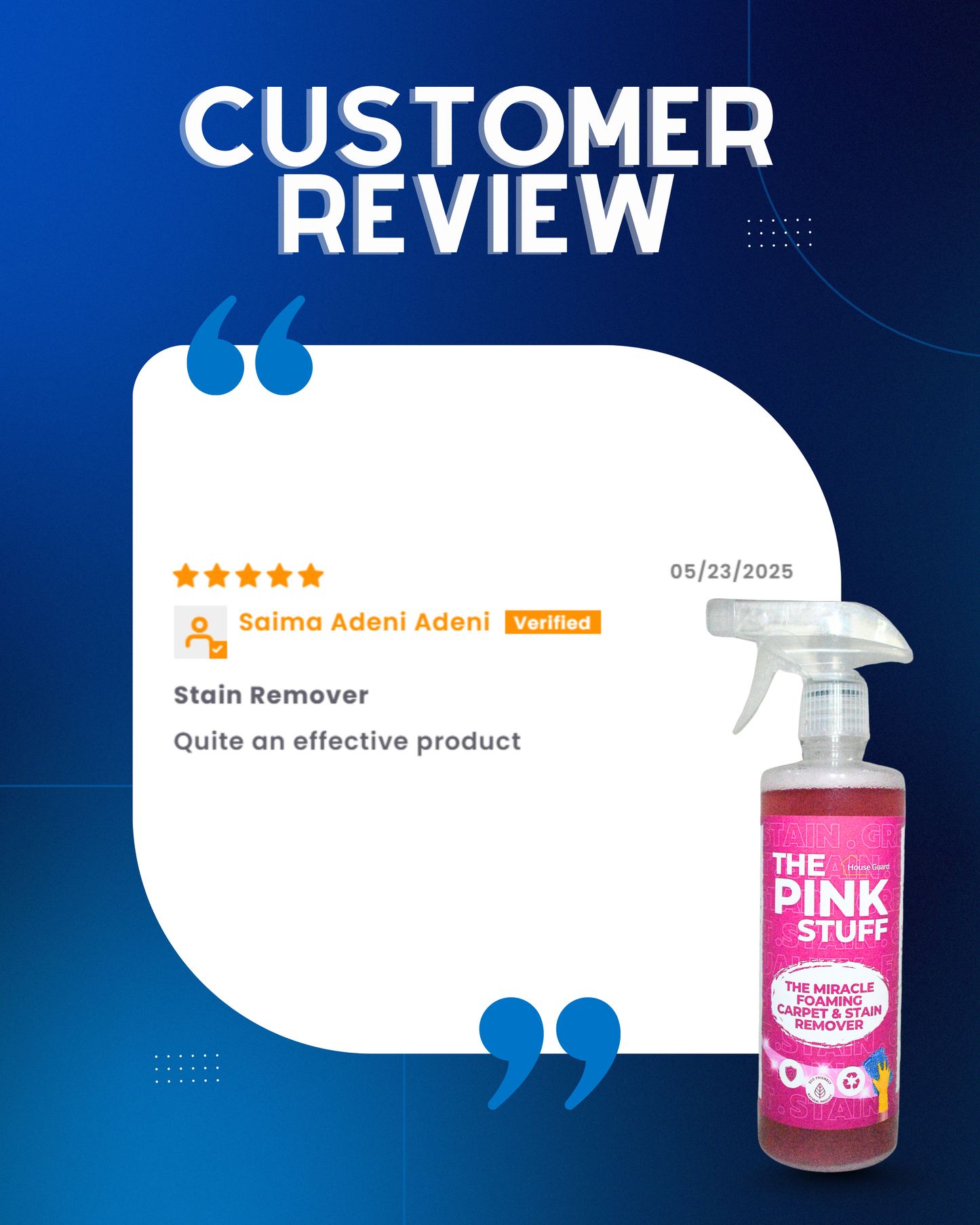 Sofa & Carpet Stain Remover - The Pink Stuff 500ml