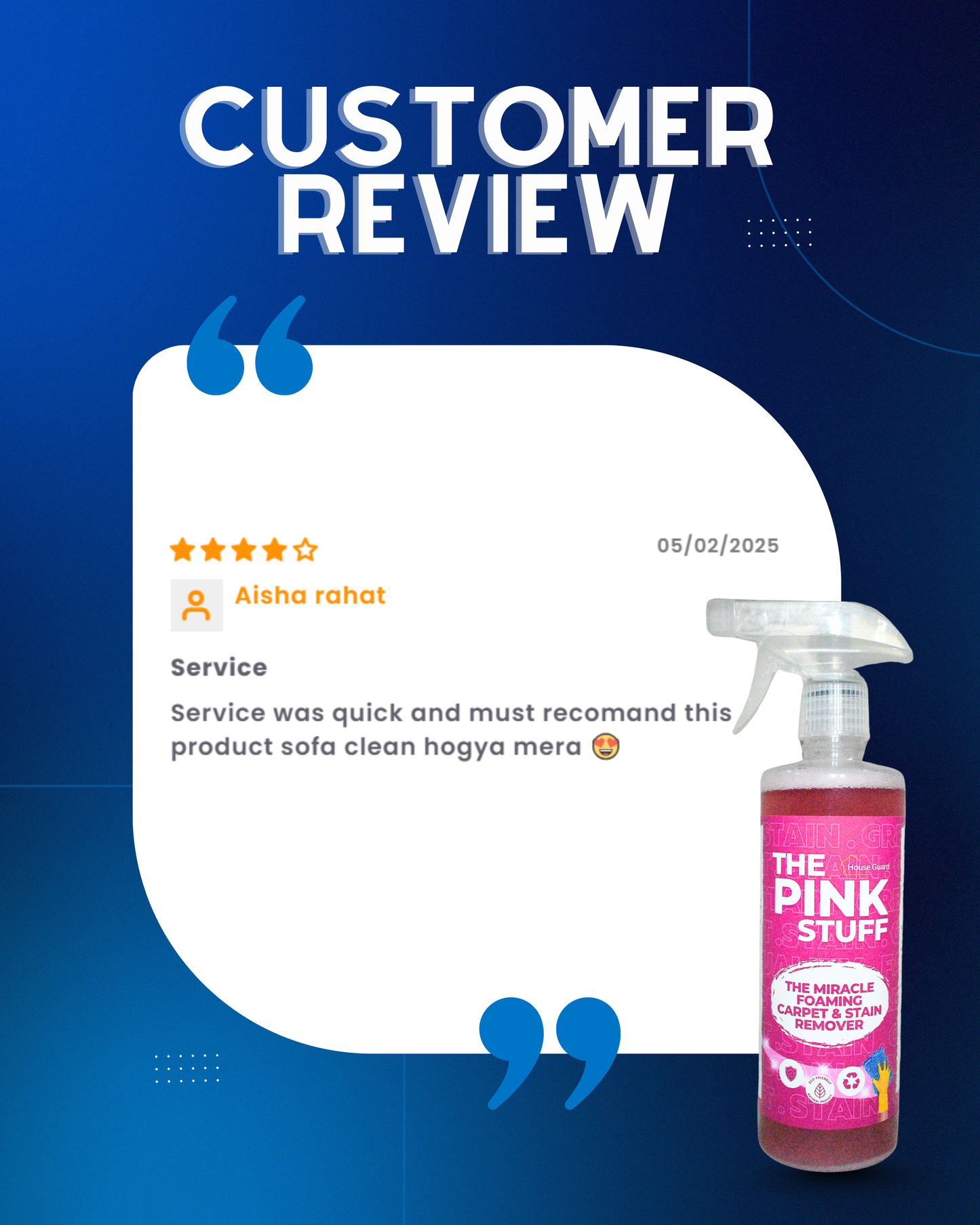 Sofa & Carpet Stain Remover - The Pink Stuff 500ml