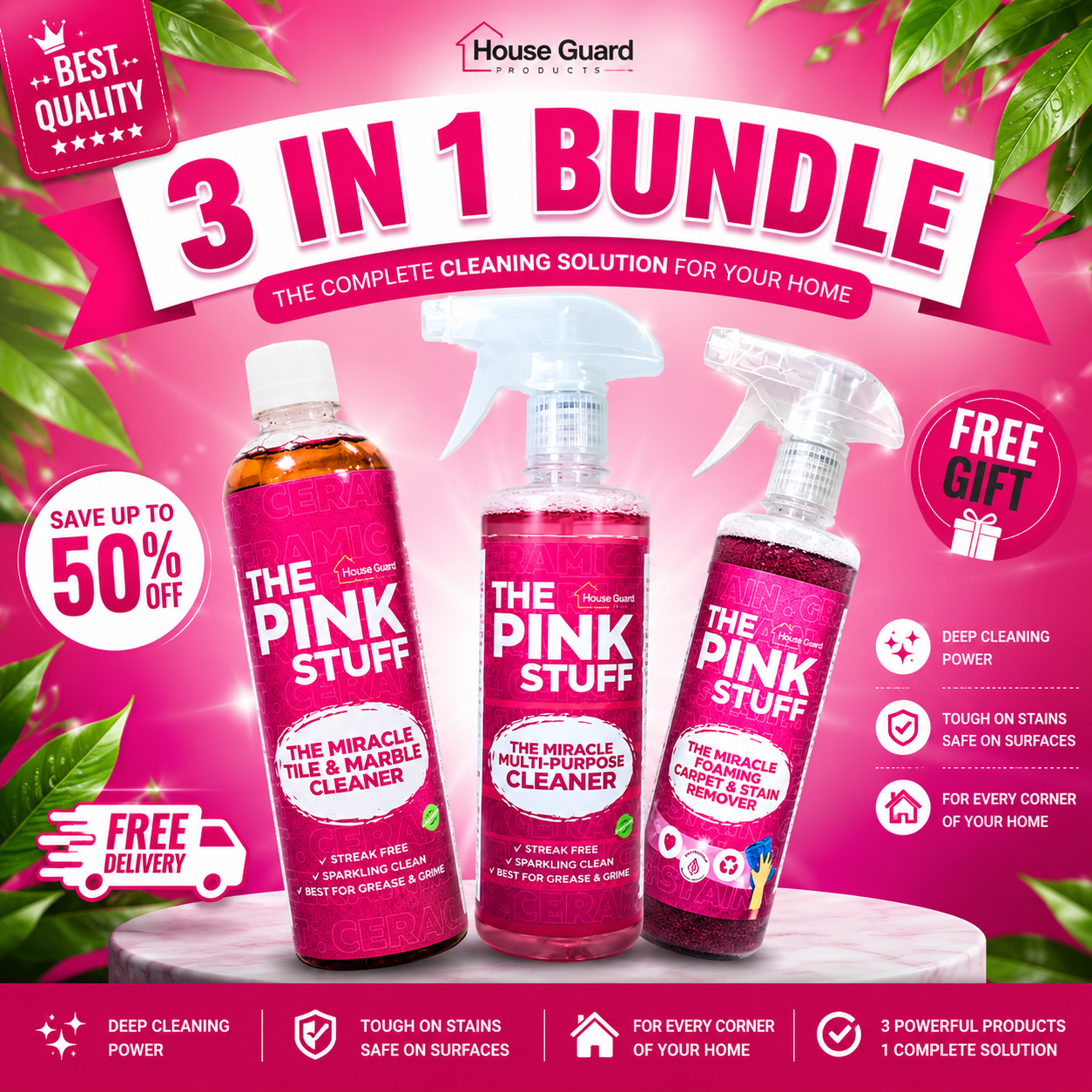 3 in 1 Pink Stuff Bundle (Save Upto 1000)
