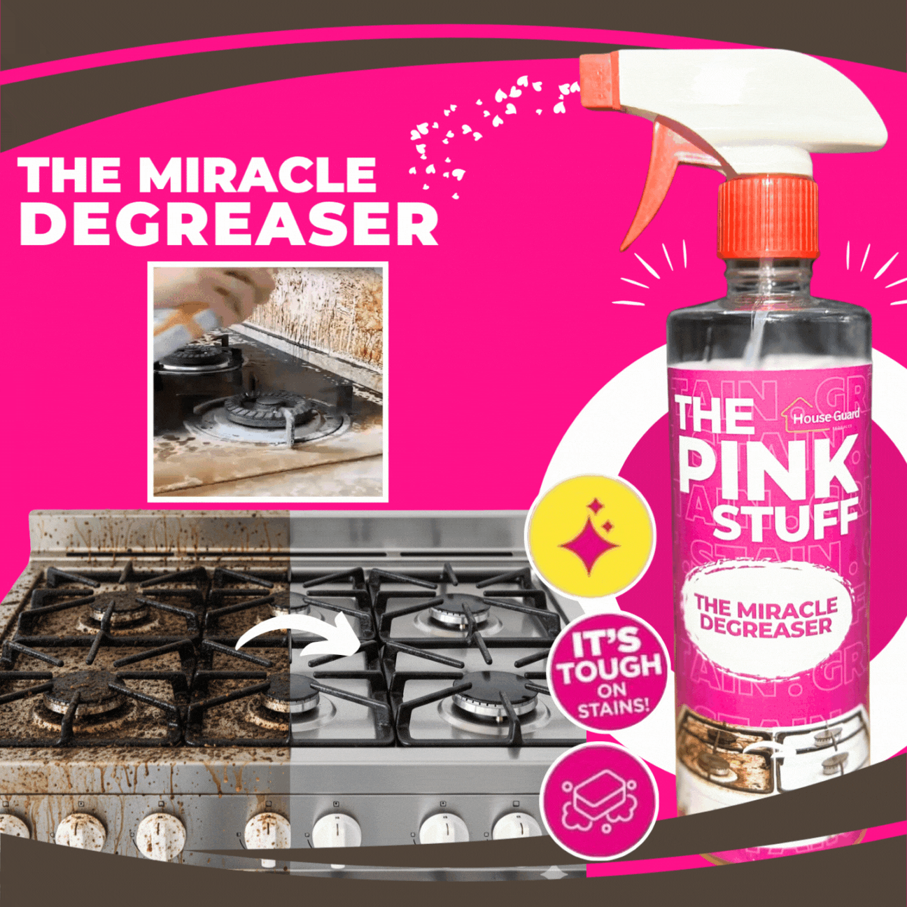 Kitchen Degreaser - The Pink Stuff 500ml